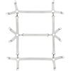 Auivguiv Ferma Lenzuola,Clip Lenzuola,Supporto Regolabile, Elastico,Per Mantenere il tuo Lenzuolo in Posizione (Bianco)