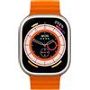 XXOBAZLF 2023 Z77 Ultra Smart Watch 49mm Smart Island Compass Bluetooth Call NFC Smartwatch Series 8 Uomini Donne Sport Band pk HK8 HK9 Pro Max (Arancione)