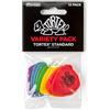 JIM DUNLOP - PVP418 Pack12 Plettri, Tortex Variety Pack | Selezione di Plettri con Materiale Delrin per Maggiore Grip e Suono Aggressivo
