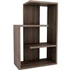 WELL HOME MOBILIARIO & DECORACIÓN Libreria, 100% truciolato rivestito in melamina, noce