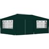 vidaXL Gazebo Professionale con Pareti 4x6 m Verde 90 g/m²