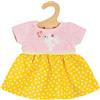 Heless 2360 - Abbigliamento per Bambole in Design Bunny Lou, Abito con Applicazione di Coniglietto per Bambole e Peluche di Dimensioni 35-45 cm
