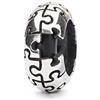 Trollbeads Silver Bead Puzzle Spacer TAGBE-20207, misura unica, Argento, Nessuna pietra preziosa