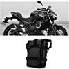 Mulcort per Telaio paraurti per Moto Borsa Laterale per Borsa per Moto da 8 Litri Completamente Impermeabile può Essere Come Borsa a Tracolla o Borsa a Tracolla, Nero