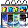 Famoby 8 Pezzi Multicolore Sacchetti Impermeabile Smartphone Borsa,grande custodia impermeabile Smartphone Borsa (Livello di protezione:IP68) Sport all'aria aperta per Apple iPhone, Samsung e fino a 7,5"