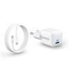 Anker Caricabatterie Nano 511 Anker, USB-C, 20W, PIQ 3.0 durevole compatto e rapido, per iPhone 14/13, Galaxy, Pixel 4/3, iPad/iPad mini(+ 1 Cavo da 180 cm da USB-C a Lightning MFi certified)