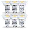 NICEOO GU10 3,5W Lampadine Faretto LED equivalente 50W Alogena, Bianco Neutro 4000K, 385 Lumen, PAR16 38° Senza Sfarfallio Faretti LED, Angolo a Fascio 360°, Non Dimmerabile, CA 230V, pacco da 6
