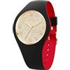 ICE-WATCH Orologio 022325, Nero (Black Gold Glitter)