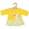 Heless 2355 - Abbigliamento per Bambole di Design Bunny Lou, Abito a Tunica con Applicazione di Coniglietto e Motivo Floreale per Bambole e Peluche di Dimensioni 35-45 cm