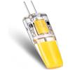 LEDLOCLB 5W GY6.35 LED Lampadine In Cristallo Di Silicone AC/DC 12V 1508 Nessuno Sfarfallio Bianco Caldo Freddo Sostituisci Alogena 35W 2PCS,Luce Naturale,5W CA/CC 12V -1 Pz