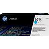 HP Toner Originale HP CE341A 651A C Ciano 16000 Pagine