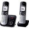 Panasonic KX-TG6822GB DECT Identificatore di chiamata Nero - Argento telefono