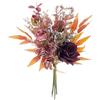 Weldomcor - Rose artificiali, fiori artificiali, fiori di seta, sembrano veri, adatti per matrimoni, come bouquet, per giardino, feste, hotel, ufficio, centrotavola, colore bordeaux