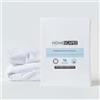 HOMESCAPES, Copripiumino Impermeabile e ipoallergenico, in 100% Polipropilene, Bianco, per Letto Singolo