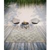 Villeroy & Boch Margaretha - Tappeto moderno per interni ed esterni, stile bohémien, etnico, resistente alle intemperie e ai raggi UV, per balcone, terrazza, giardino, marrone naturale, 115 x 170 cm