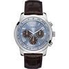 Guess Orologio Analogico Quarzo Uomo con Cinturino in Pelle W0380G6