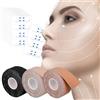 DALAETUS 3 Pezzi Face Lift Tape in cotone con 80 Cerotti Antirughe Invisibili Set, Cerotti Antirughe per il Viso, Cerotti Lifting Viso, Nastro per Lifting Facciale, Riduce le Rughe