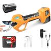 SWANSOFT [Leggero E Sicuro, Modello Di Base Professionale] SWANSOFT PRU28 Forbice Potatura a Batteria, 28mm 850W 16,8V Cesoi a Batteria per Potatura Forbice Elettrica Forbici Elettriche Professionali