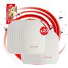 PATTLER 20 Stickers per Anti Zanzare Elettrico con Luce UV | Anti zanzare con Design Unico | Copertura 20-50㎡ | Dispositivo Anti Zanzare attira insetti | Antizanzare da Interno