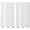 Fondital V693AM01406 Radiatore in alluminio pressofuso Blitz Super B4, 350 mm, 6 elementi, bianco