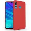 N NEWTOP Cover Compatibile per Huawei P Smart Plus 2019, Custodia TPU Soft Gel Silicone Ultra Slim Sottile Flessibile Case Posteriore Protettiva (Rosso)