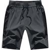 JustSun Pantaloncini Uomo Sportivi Palestra Shorts Uomo Pantaloncini Running Uomo con Tasche Estivi Corsa Pantaloncini Tuta Grigio M