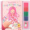 Depesche 12105 Princess Mimi - Fingerprint Fun, Libro da colorare con 4 tamponi di Inchiostro, per colorare con Le Dita