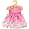 Heless 2252Abito per Bambole con Design Miss Butterfly, Elegante Abito in Tulle con Effetto Ombré e Farfalle Svolazzanti per Bambole e Peluche di Dimensioni 3545 Cm