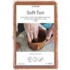 GLOREX 6 8075 237 - Argilla Morbida Terracotta 1000 g, Argilla Naturale indurente all'Aria Senza Cottura, particolarmente Morbida ed Elastica