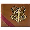 Hogwarts Harry Potter Hogwarts Scuola Cresta Marrone Portafoglio