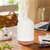 Colexy 250ml Diffusore di Oli Essenziali, Diffusore di Aromi in Ceramica Bianco, Ultrasuoni Aromaterapia Diffusore con 7 Colori LED Luce Notturna, Diffusore per Oli Essenziali Senza BPA