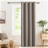 PONY DANCE Tende Oscuranti per Camera da Letto Tenda Termica Isolante Freddo e Caldo Curtain per Soggiorno con Anelli 1 Pezzo L 140 x A 260 cm, Sabbia