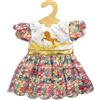 Heless 1231 Abbigliamento per Bambole nel Design Unicorno Goldy, Abito Glitterato con Paillettes Scintillanti per Bambole e Peluche di Dimensioni 2835 Cm