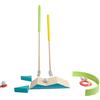 small foot Set da Minigolf Active in legno, 100% certificato FSC, con dieci ostacoli, per giardino, dai 5 anni, 11964