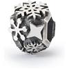 Trollbeads Fiocco di neve, misura unica, Argento sterling, Nessuna pietra preziosa