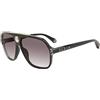 Philipp Plein SPP004M Occhiali, Shiny Black, 61 Uomo