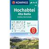 Kompass Cartina escursionistica n. 652 Alta Badia, Arabba, Marmolada: markierte Wanderwege, Hütten, Fahrradwege, inklusive Karte zur offline Verwendung in der KOMPASS-App