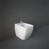 Rak Ceramics Bidet a Pavimento Filo Parete Rak Metropolitan In Ceramica 53 x 34 cm