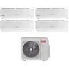 Ariston Climatizzatore Condizionatore Ariston Quadri Split Inverter serie PRIOS 9+9+9+12 con QUAD 110 XD0C-O R-32 Wi-Fi Optional 9000+9000+9000+12000
