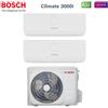 Bosch Climatizzatore Condizionatore Bosch Dual Split Inverter serie CLIMATE 3000i 12+12 con MS 18 OUE R-32 Wi-Fi Optional 12000+12000