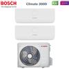 Bosch Climatizzatore Condizionatore Bosch Dual Split Inverter serie CLIMATE 3000i 9+12 con MS 18 OUE R-32 Wi-Fi Optional 9000+12000