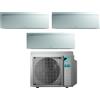 Daikin Climatizzatore Condizionatore Daikin Bluevolution Trial Split Inverter serie EMURA WHITE III 9+9+18 con 3MXM68N R-32 Wi-Fi Integrato 9000+9000+18000 Colore Bianco Opaco - Garanzia Italiana