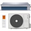 Clivet Climatizzatore Condizionatore Clivet Inverter Canalizzato Canalizzabile Duct 2 12000 Btu ID3-XY 35M R-32 Wi-Fi Optional con Telecomando a Infrarossi