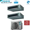 Daikin Climatizzatore Condizionatore Daikin Bluevolution Dual Split Canalizzato Canalizzabile Inverter serie FBA-A 12+12 con 3MXM68N R-32 Wi-Fi Optional 12000+12000 - Garanzia Italiana