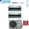 Daikin Climatizzatore Condizionatore Daikin Bluevolution Dual Split Canalizzato Canalizzabile Inverter serie FDXM-F9 9+12 con 2MXM50M R-32 Wi-Fi Optional 9000+12000 - Garanzia Italiana