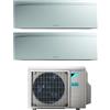 Daikin Climatizzatore Condizionatore Daikin Bluevolution Dual Split Inverter serie EMURA WHITE III 9+18 con 2MXM68N R-32 Wi-Fi Integrato 9000+18000 Colore Bianco - Garanzia Italiana