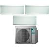 Daikin Climatizzatore Condizionatore Daikin Bluevolution Trial Split Inverter serie STYLISH WHITE 9+12+12 con 4MXM80A R-32 Wi-Fi Integrato 9000+12000+12000 Colore Bianco - Garanzia Italiana