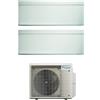 Daikin Climatizzatore Condizionatore Daikin Bluevolution Dual Split Inverter serie STYLISH WHITE 12+18 con 2MXM50A R-32 Wi-Fi Integrato 12000+18000 Colore Bianco Garanzia Italiana