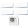 Fujitsu Climatizzatore Condizionatore Fujitsu Quadri Split Inverter serie KG AIRSTAGE 7+7+7+9 con AOEG30KBTA4 R-32 Wi-Fi Integrato 7000+7000+7000+9000