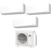 Fujitsu Climatizzatore Condizionatore Fujitsu Trial Split Inverter serie KM AIRSTAGE 7+7+12 con AOEG18KBCA3 R-32 Wi-Fi Integrato 7000+7000+12000
